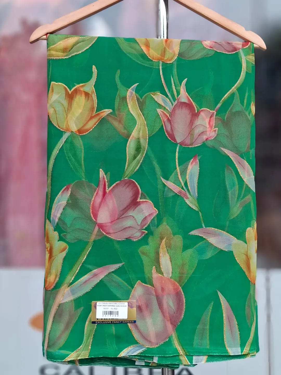 Floral Blossom Royal Georgette Saree| 6 Different Colors