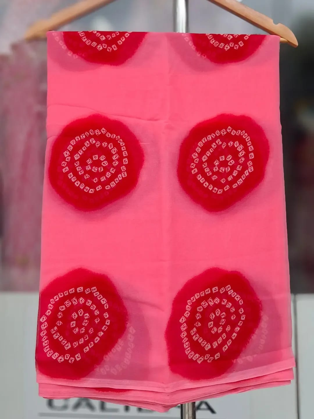 Royal Georgette Bandhani Print Saree | Ultra-Lightweight & Easy Wash