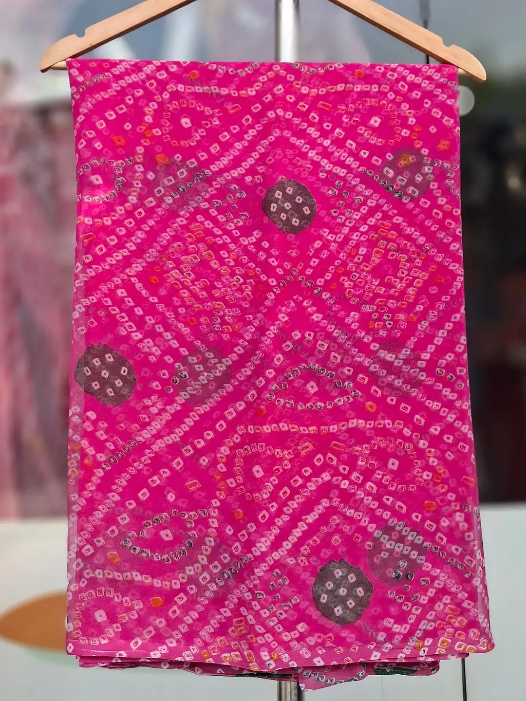 Royal Georgette Printed Saree – Lightweight| 10 Different Colors
