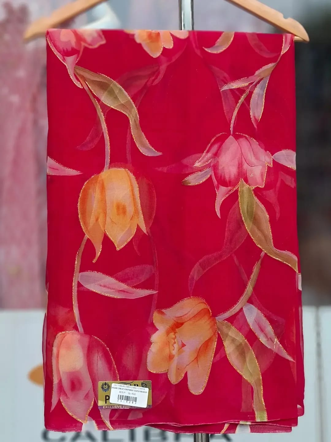Floral Blossom Royal Georgette Saree| 6 Different Colors