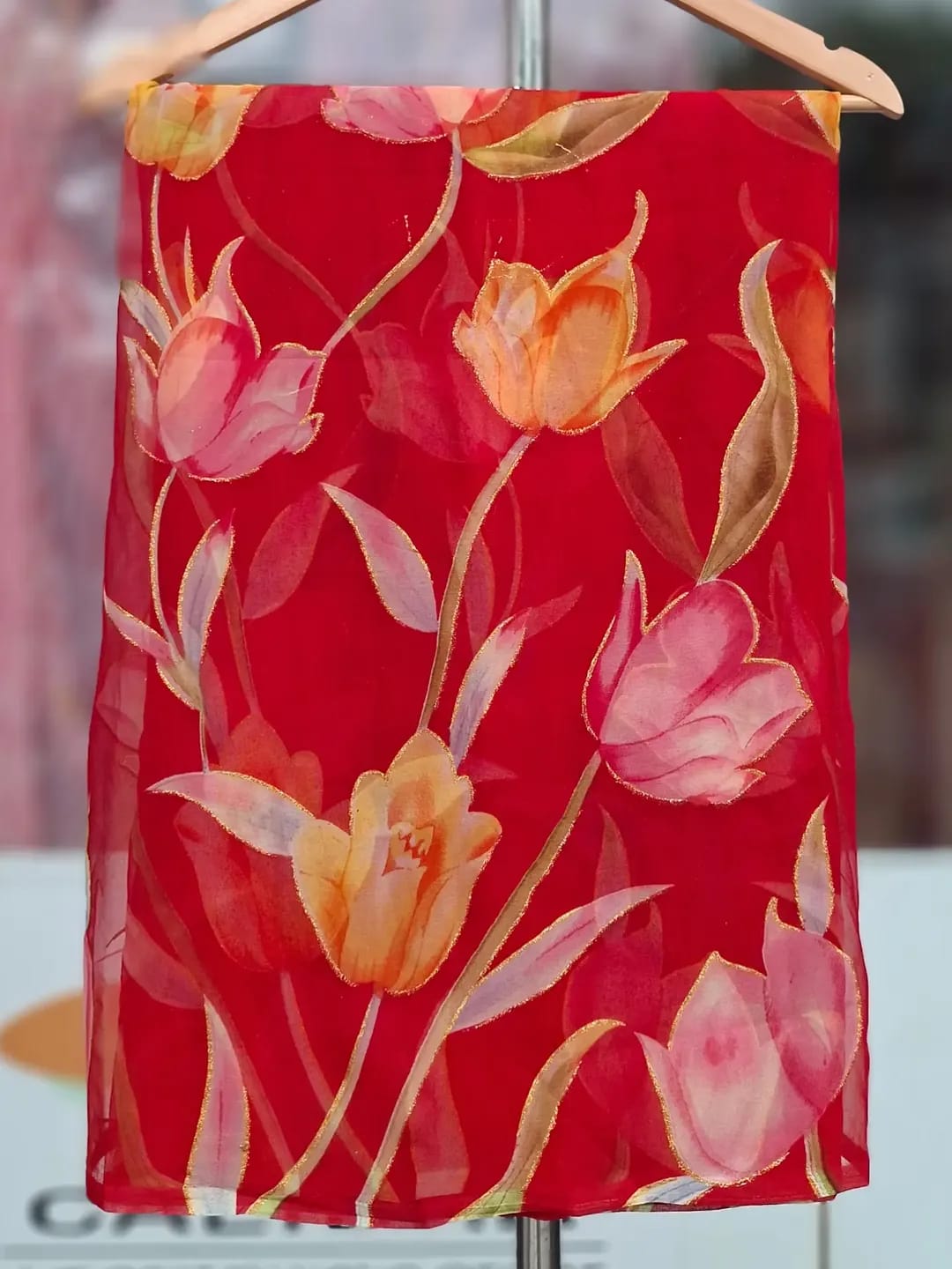 Floral Blossom Royal Georgette Saree| 6 Different Colors