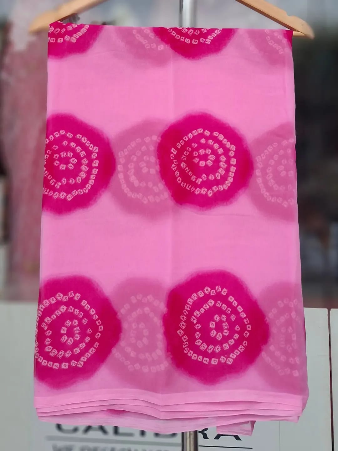 Royal Georgette Bandhani Print Saree | Ultra-Lightweight & Easy Wash