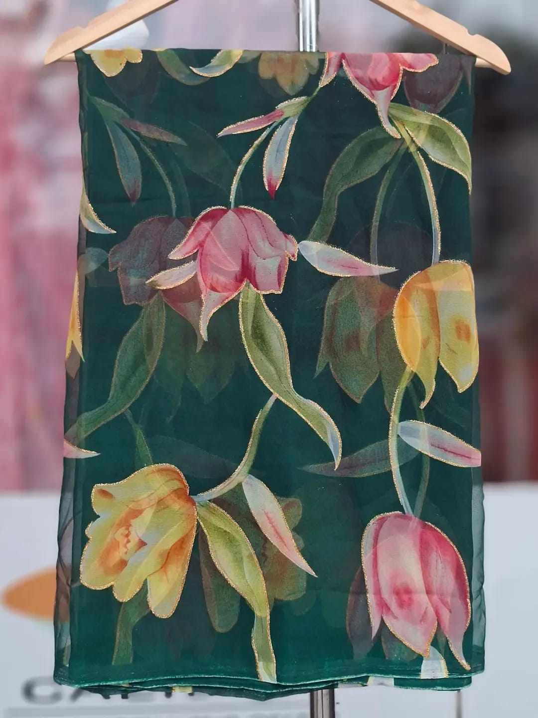 Floral Blossom Royal Georgette Saree| 6 Different Colors