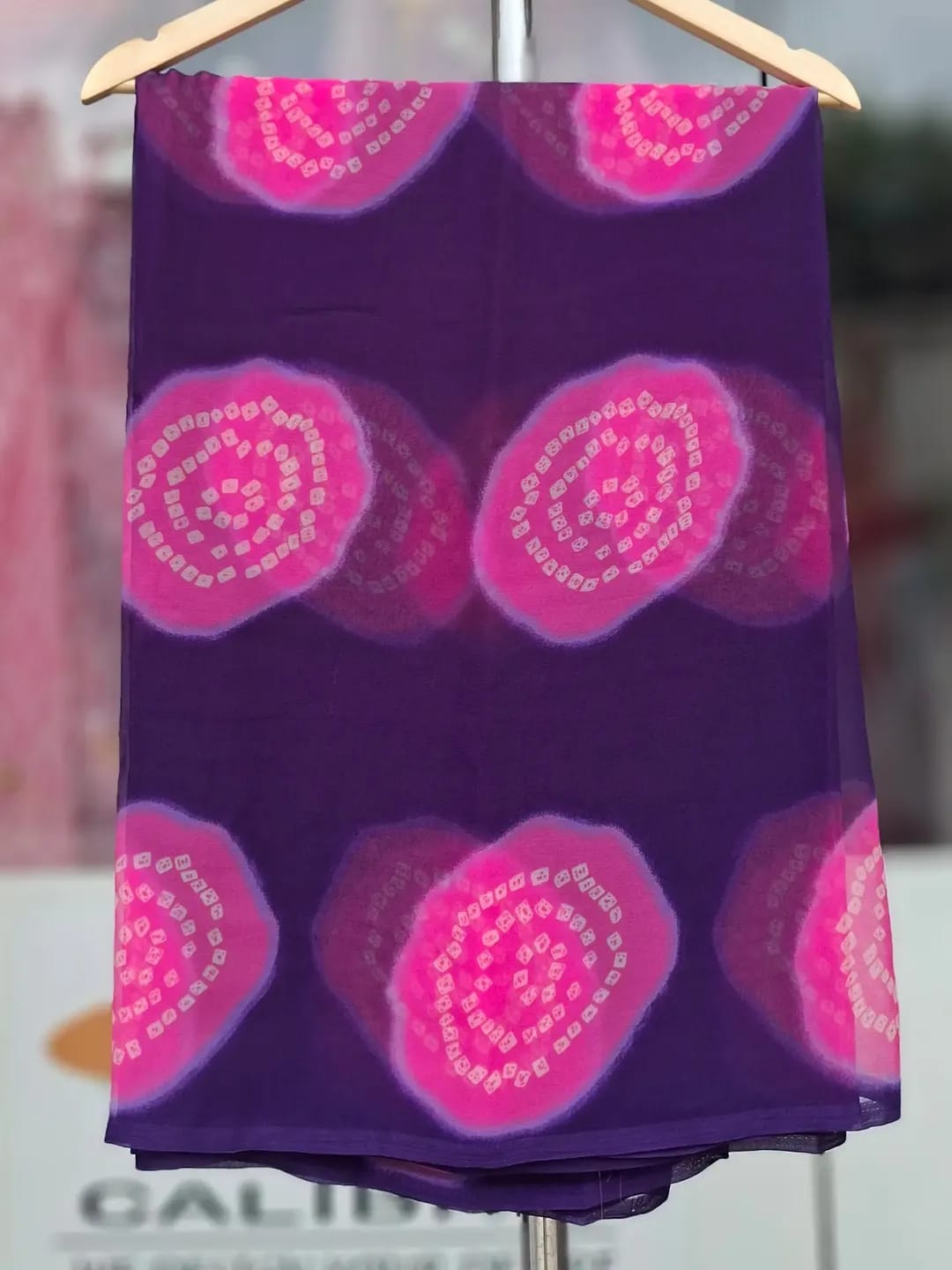Royal Georgette Bandhani Print Saree | Ultra-Lightweight & Easy Wash