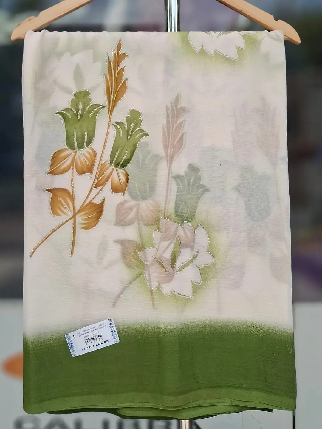 Premium Floral Embroidered Organza Saree Collection | Elegant Designer Party Wear | Available in 5 Colors