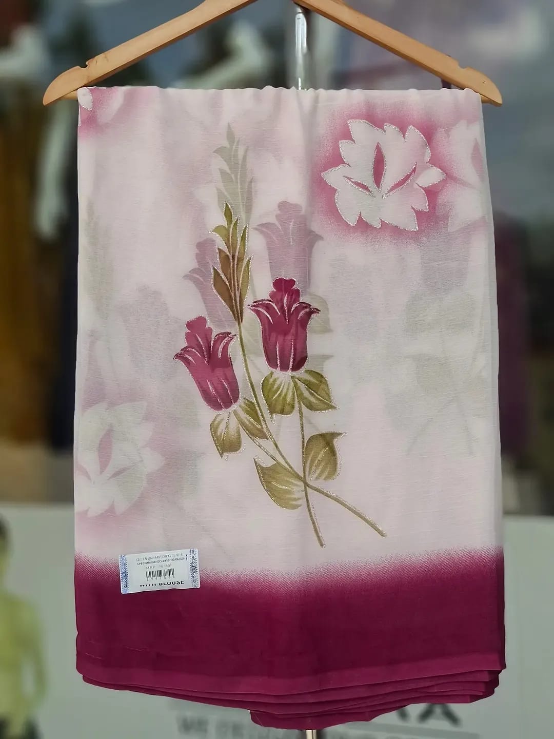 Premium Floral Embroidered Organza Saree Collection | Elegant Designer Party Wear | Available in 5 Colors