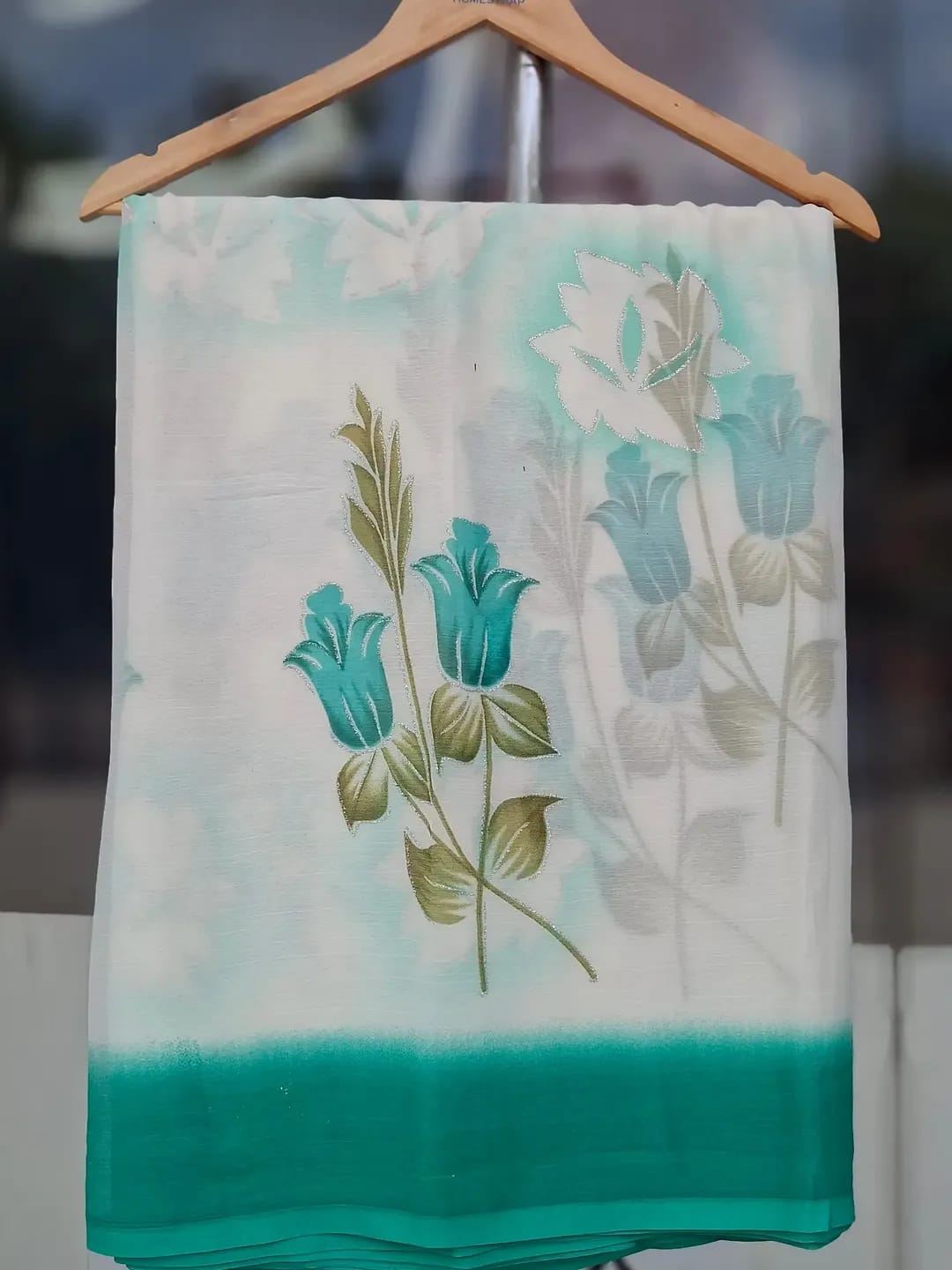 Premium Floral Embroidered Organza Saree Collection | Elegant Designer Party Wear | Available in 5 Colors